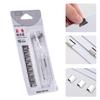 Manual Plastic Paper Clamp Dispenser with 8 Metal File Cllip Refills For Efficient Paper Archival Document Management