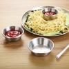 1PC Untertasse Gewürz Gericht Edelstahl Gewürz Platte Western Restaurant Salat Kleine Schüssel Geschirr Küche Condime Serviertablett
