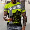 Tricou grafic Tricou pentru bărbați cu sudor pentru bărbați Îmbrăcăminte Cămașă grafică supradimensionată Imprimat 3D cu mânecă scurtă Topuri casual de vară