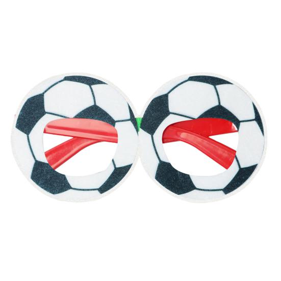 Football Glasses, Soccer Themed Decorative Glasses, Lightweight Paper Frame Party Props, for Fan Gatherings And Team Building
