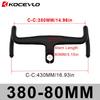KOCEVLO K05 Full Carbon Gravel One-Piece Integrated Drop Bar with Internal Routing and Spacers