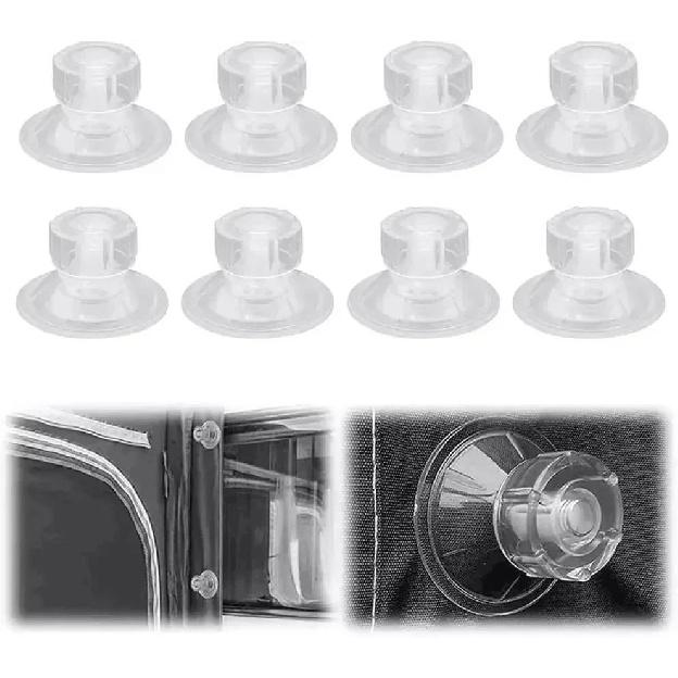 10pcs Caravan Motorhome Organiser 45mm/Securing Hooks High-Grip Awning Suction Cup Fixing Pads Car Camping Tarpaulin AccessoriesGood product