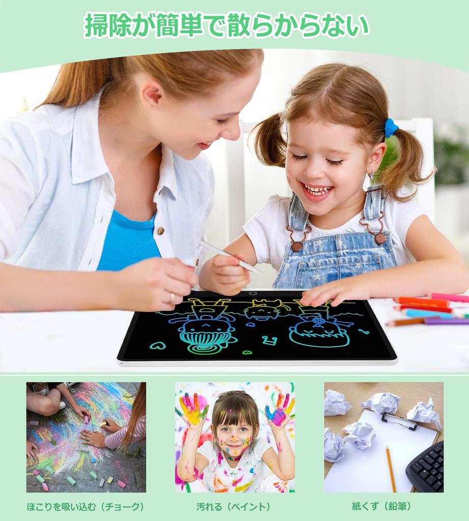 Colorful Doodle Drawing Game Play Board Large Screen Digital Memo High Lock Erasable Writing Writing Replaceable LCD Electronic Handwriting Message
