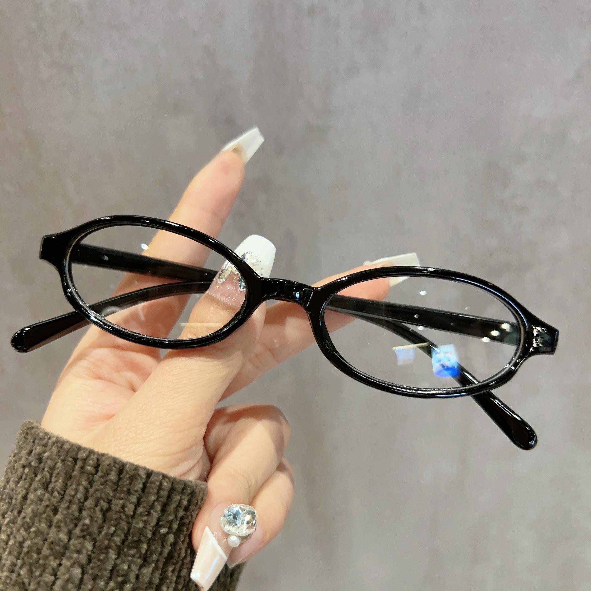 

New Vintage Ultra Light Fashion Plain Eyewear For Women Unisex Square Frame Optical Eyeglasses Blue Light Blocking Glasses