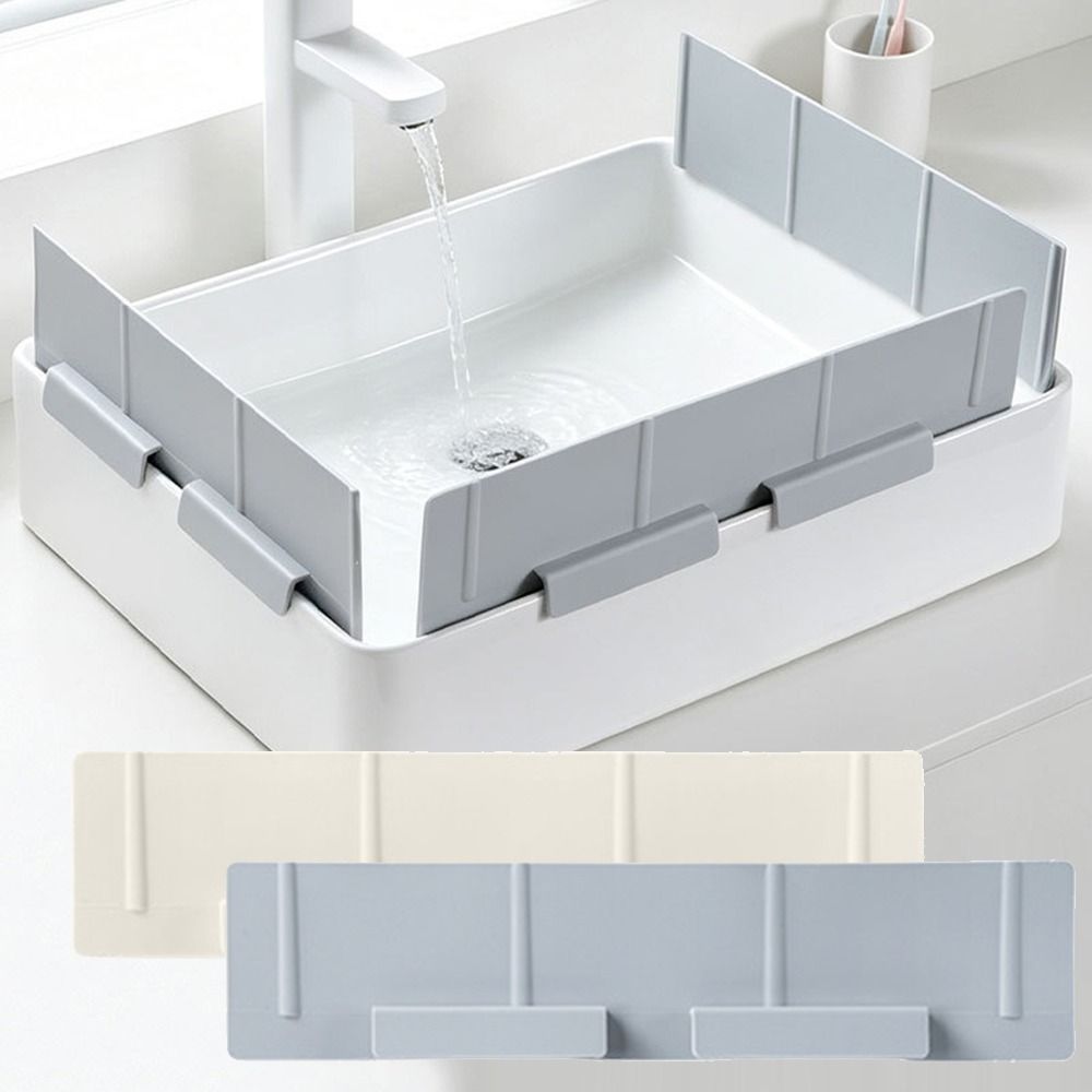 Heighten Sink Splash Guard Detachable Faucet Anti-splash Board Countertop Water Baffle Kitchen