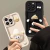 Applicable iPhone15promax Mobile Phone Case Three-dimensional Plush Briquettes 17 Apple 15pro Soft Case 13 Anti-drop Air