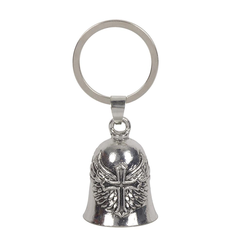 Retro Feather Riding Bell Guardian Motorcycle Biker Riding Bell Motorcycle Decoration Accessories for Biker Riders Bicycle Valentine Gift