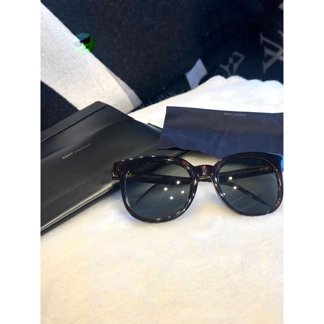 Used SAINT LAURENT Sunglasses case, glasses cloth included