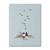 Retro Simple Interesting Abstract Illustration Patterns Interact with People Poster Canvas Painting Wall Art Pictures Home Decor