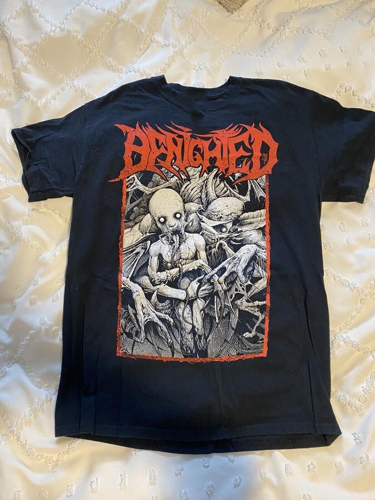 Benighted Obscene Repressed Band Cotton All Size Unisex T-Shirt YA635 Unisex T-Shirt