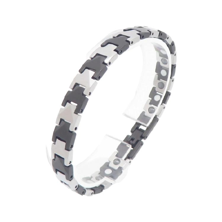 

Unisex Adjustable Tungsten Steel Bracelet Corrosion Resistant Men s Accessory Contemporary Wristband Jewelry чёрный