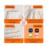Small Cotton Canvas Drawstring Pouch for Rice Packaging