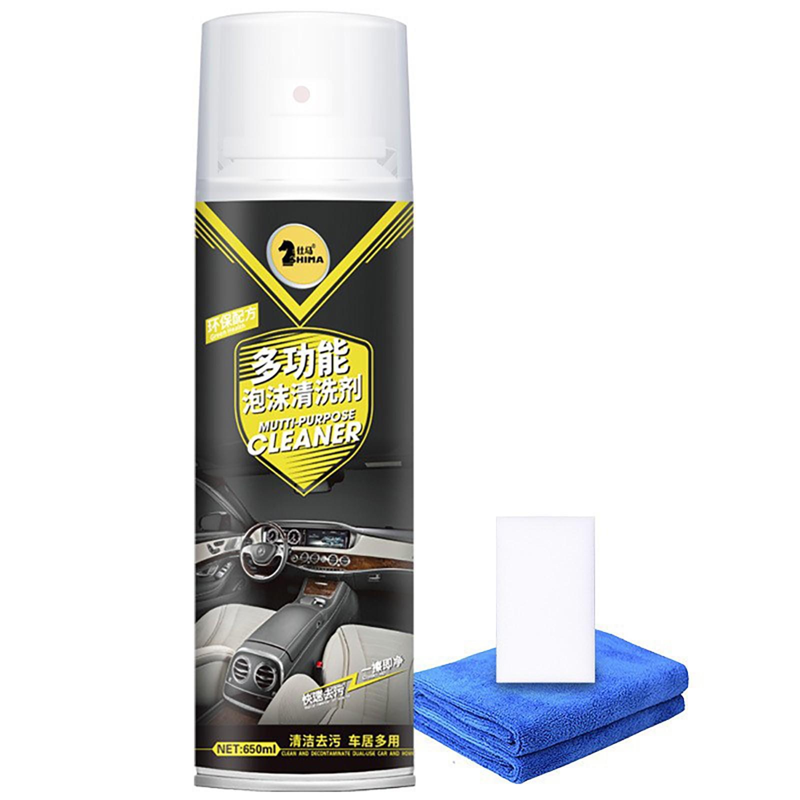 Multipurpose Car Foaming Cleaner Spray Multipurpose Car Foaming Cleaner Multipurpose Foaming Cleaner Spray Multipurpose Powerful Foaming Cleaner 650ML One Size