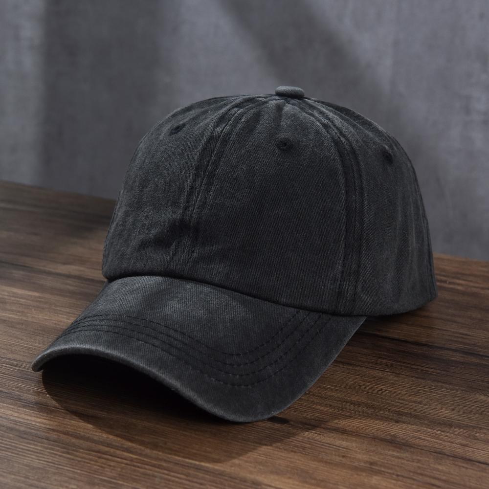 Denim Hats Vintage Baseball Cap Men'S Women'S Outdoor Use Sun Hats Fashionable All-Match Duckbill Caps Summer Vintage Washed