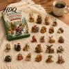 Advent Calendar for Boys 24 Days Christmas Calendar Forest Animals Countdown Collectible Surprise Boxes Cute Acrylic Toys Holiday Party Decoration