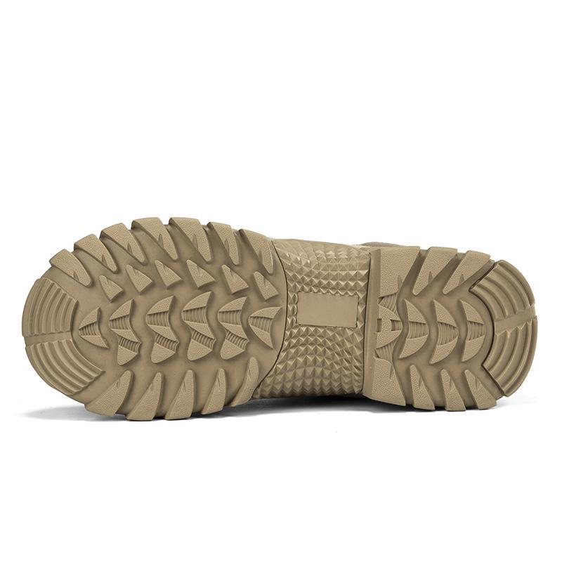 Men's Tactical Hiking & Desert Mountaineering Boots: Large Size Military Training Footwear