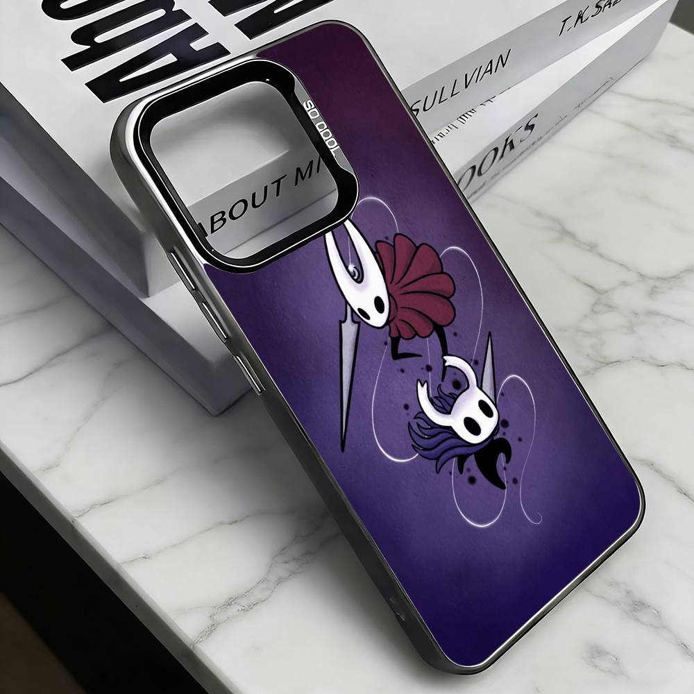 H-Hollow Knight  Phone Case For iPhone 17,16,15,14,13,12,11 Plus,Pro Max,XS,Colorful Silver Phone case Funda Cover