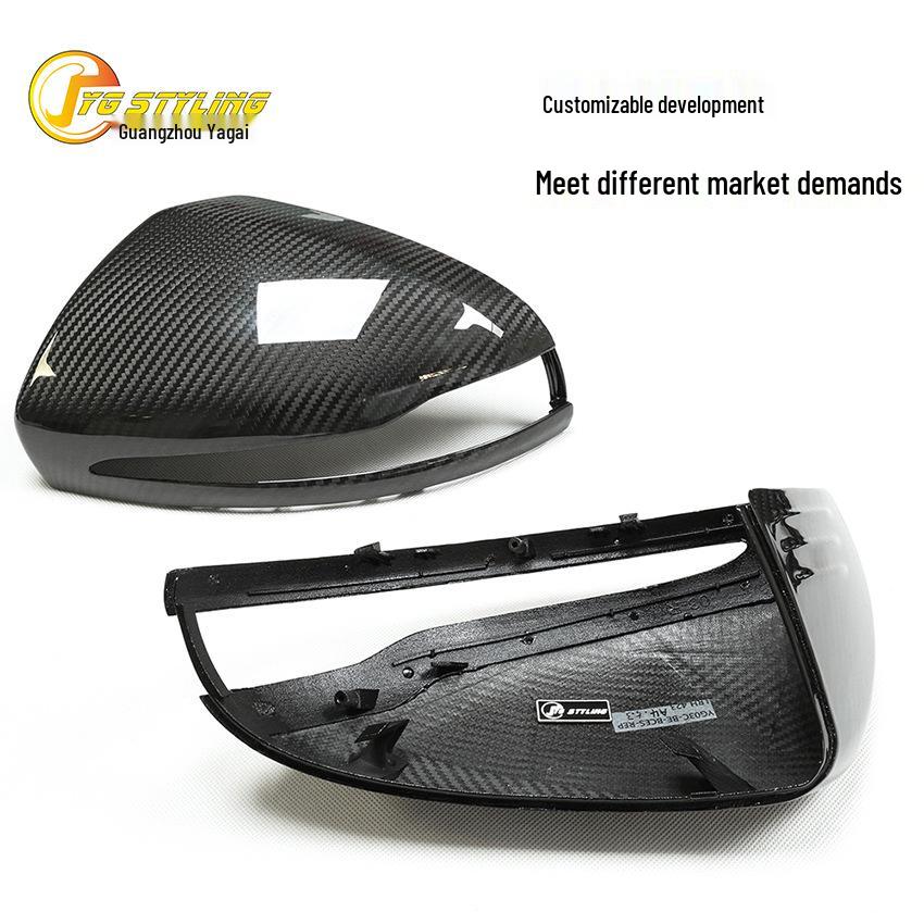 

Dry Carbon Fiber Rearview Mirror Cover for Mercedes-Benz B/C/E/S/GLC/A/B/CLS/A/W205 (Right-Hand Drive) Twill Glossy