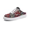 Men's shoes 2025 summer new Baotou drag without heel one pedal half drag mesh breathable printing casual espadrilles