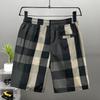 Pantalones cortos casuales de verano de talla grande para hombre, ropa vintage, pantalones cortos de verano con cintura elástica