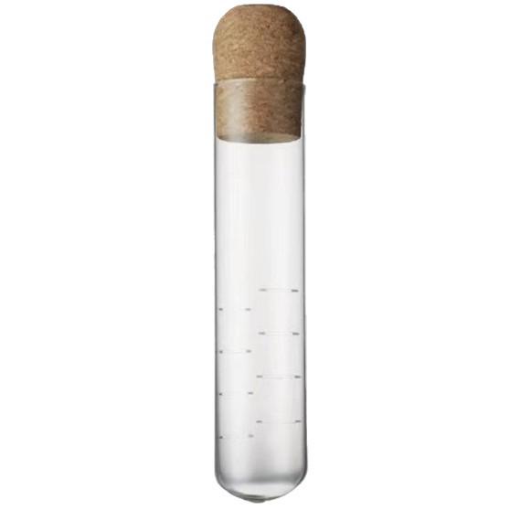 Heat-Resistant Glass Tea Infuser: Convenient Test Tube Tea Strainer & Home Brewing Accessory