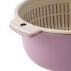 Fruits Vegetables Washing Basket Round Double Layer Kitchen Strainer Colander Bowl Set for Fruit Vegetable Wash