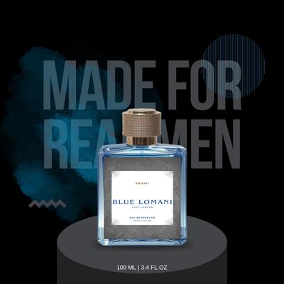 Lomani Wood Paris Cigar Blue Label Men's Perfume, 100 Ml (Liquid)