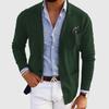 Blazer Uomo Casual Business Stampato Doppiopetto Autunno Taglia Grande