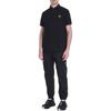 Stone Island Solid Color Straight Cut Short Sleeve Polo Shirt Men tops Black K1S1522002-SCS0017-V0029