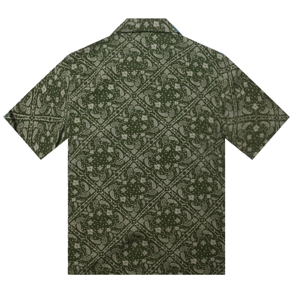 Deosyeocheuhauseu Hawaiian Shirt Paisley-Khaki
