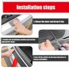 Rear Bumper Guard PVC Rubber Protector Strip Car Trunk Door Sill Plate Protector For Bumper Reinforcement Decoration