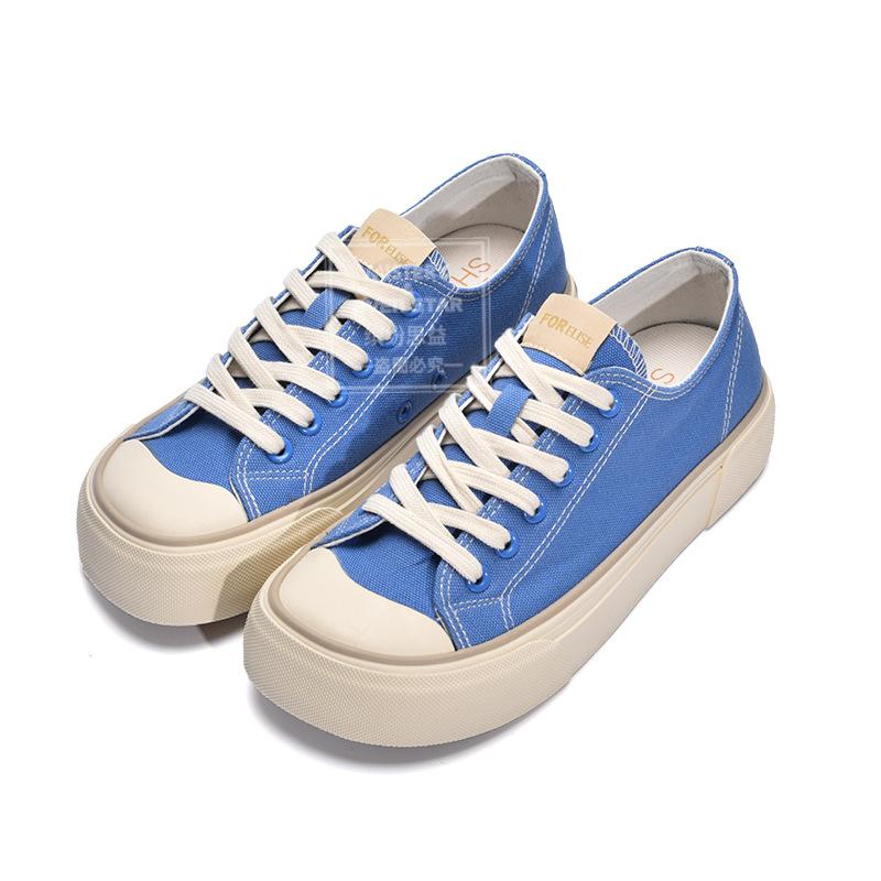 New hot-selling new platform mango head canvas shoes 1306