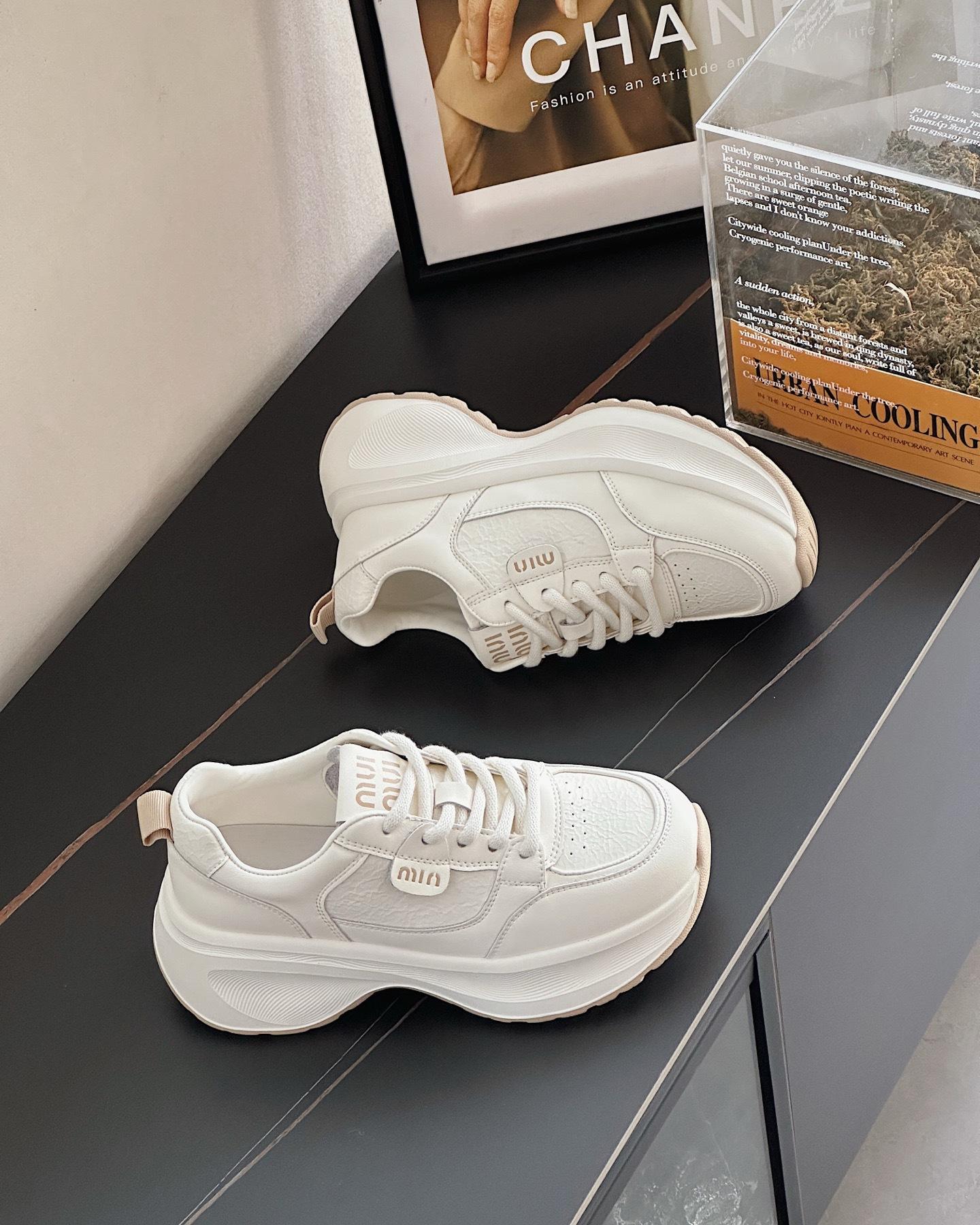 

Thick-soled heightening dad shoes women s 2025 autumn new versatile casual sports shoes small feet muffin shoes 35