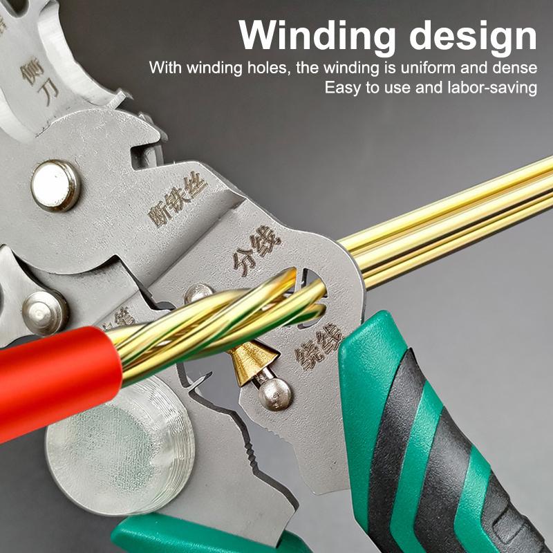 10w1 Składane Szczypce do Ściągania Izolacji Elektryk Nożyce Z Pomiarem Napięcia Narzędzie do Ciągnięcia Kabli Dla Przewodów