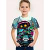 Kids Clothes Boys Tshirt Short Sleeve Stylish Car Racing Graphic