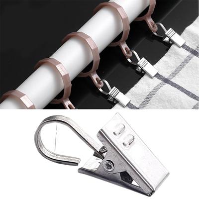 10PCS/Set Window Accessories Curtain Clips Household Curtain Hook Clip High Quality Drapery Hook