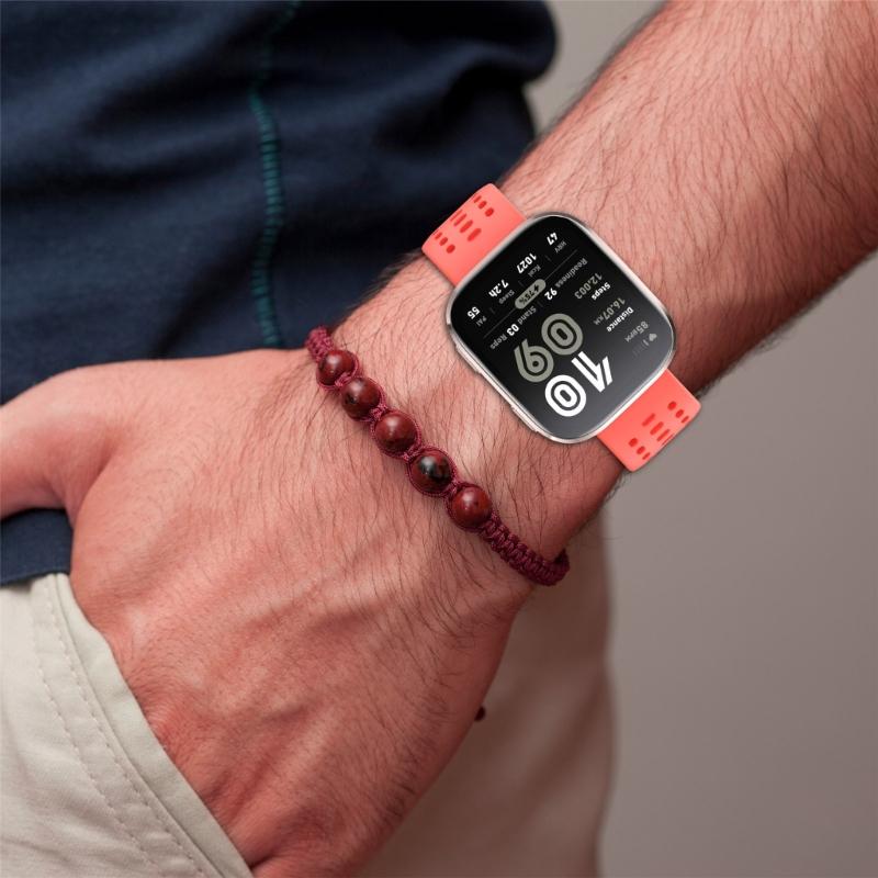 Comfortable Silicone Accessory Band Not Scratch Breathable Watch Straps Silicone Watchband Ergonomic for Watch Bip6