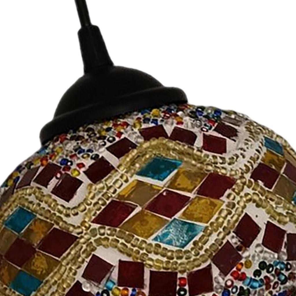 Style Turkish Pendant Lamp Ethnic Customs Droplight Chandelier Hanging Light for Living Room Dining