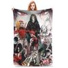 Kimetsu Demon Slayer Blankets Velvet Spring/Autumn Anime Kimetsu No Yaiba  Super Warm Throw Blankets for Bed Outdoor Rug Piece