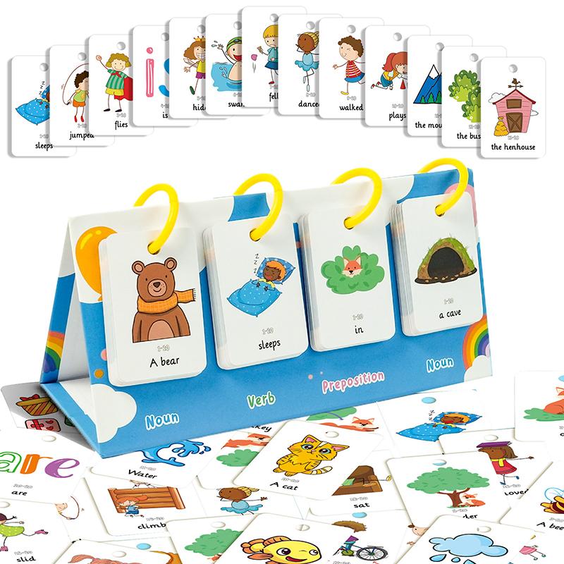 Sentence-Making Exercises Flip Chart Sentence Educational Learning Tool Vocabulary Building Special Education Speech Therapy