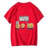 Summer Tshirt Funny Fun Biscuit Cartoon System Creative Printing Design Print Casual Cool Women Tshirt Top Clothing