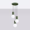 Lampa Wisząca Halo 3 G9 Zielony Oliwkowy Alu Sollux Sl.1725