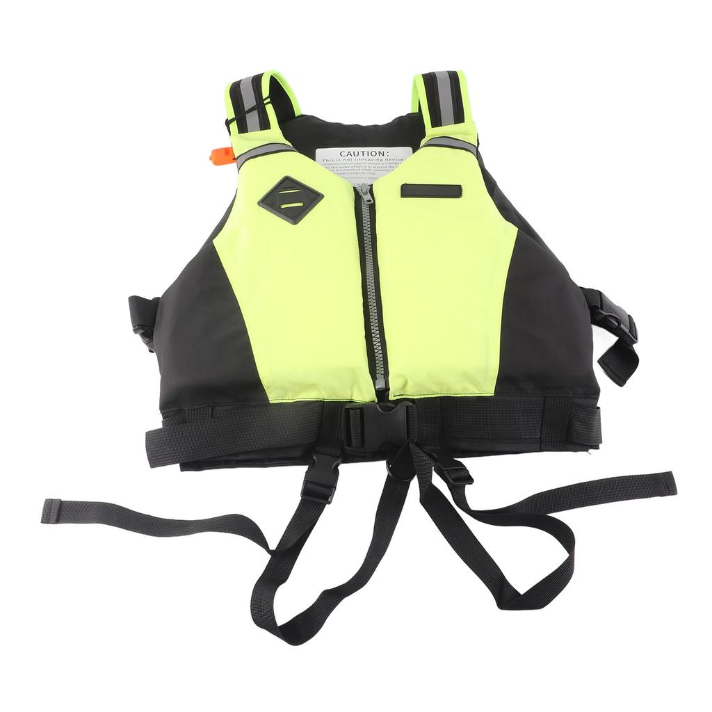 Kayak Natación Adulto Chaqueta de Flotabilidad Chaleco Salvavidas Correa Reflectante con Silbato (naranja)