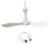 Ceiling Fan Hanging Fans 6 Leaves USB Outdoors Dual-Use Small Indoor for Camping Restaurant Canopy Tent Living Room