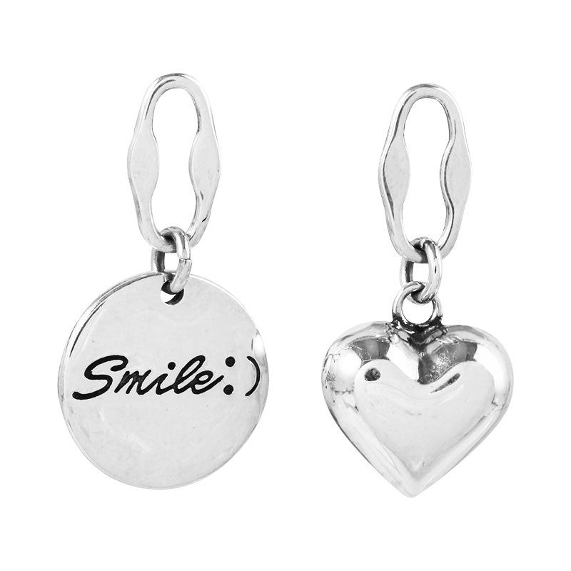 

Asymmetric Love Heart Earrings Female Sweet Cool Senior Sense of Personality Niche Vintage Ladies Accessories Elegant Jewelry Heart-shaped Earrings