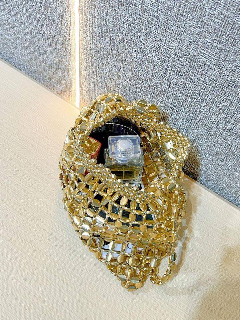 Women's Exclusive Textured Woven Crossbody Bag - Chic Underarm & Evening Bag