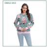 Christmas Couple Sweatshirt: Pink Tree & Red Santa 3D Print