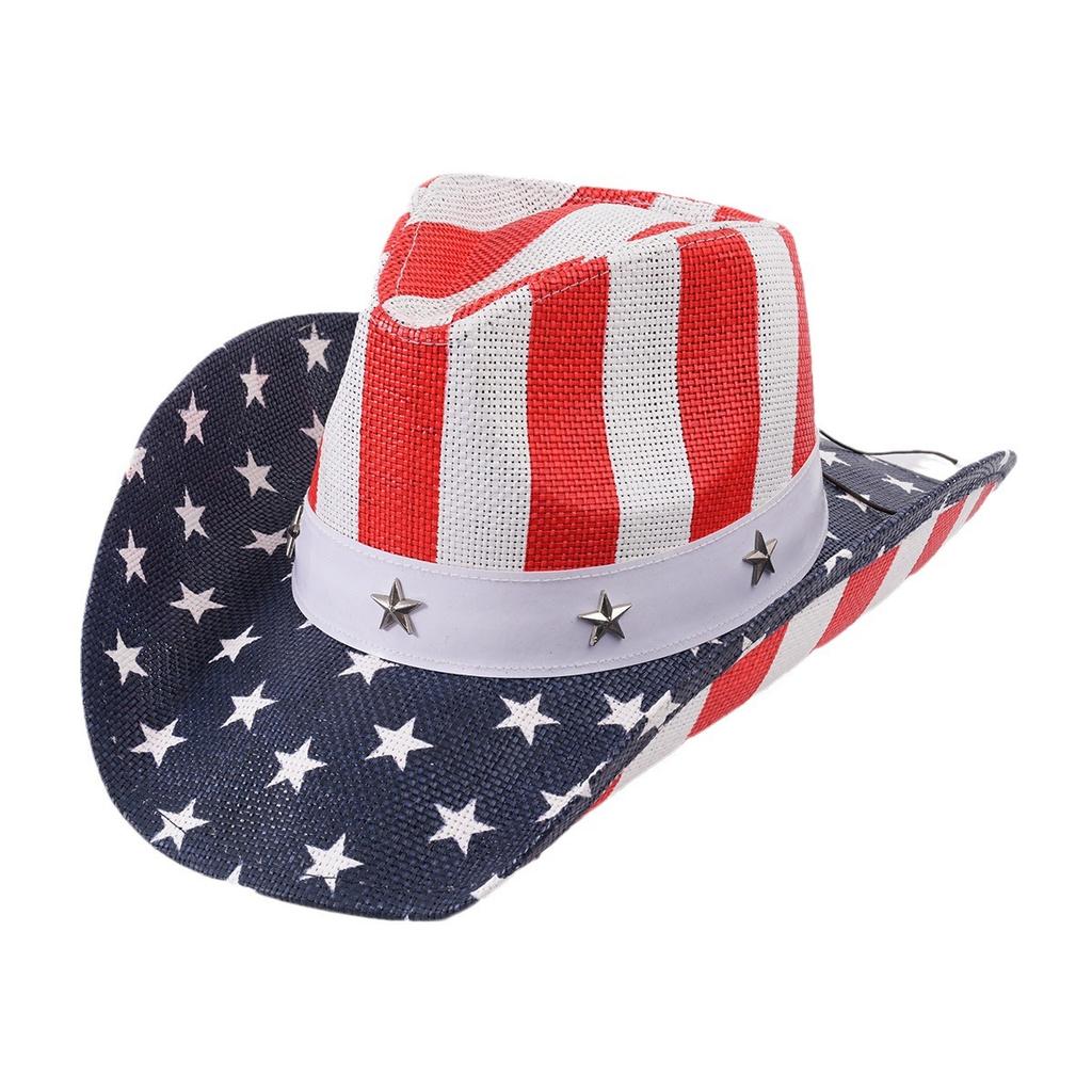 Dayan western cowboy hat men's summer outdoor vacation beach straw hat women's cow head belt Tibetan hat