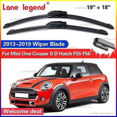 Voor MINI Mini One Cooper S D Hatch F55 F56 2013 - 2019 Auto Voorruitenwisserblad Ruitensproeier Voorruit Auto Accessoires 19"+18"""