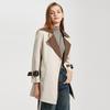 Shetu Women's Korean Style Loose Mid-length Trench Coat